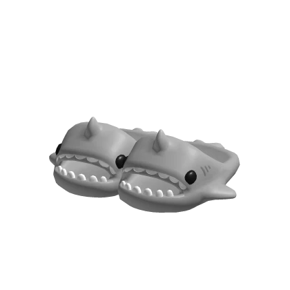 3.0 Grey Shark Slippers