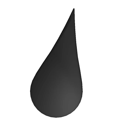 tear drop left black