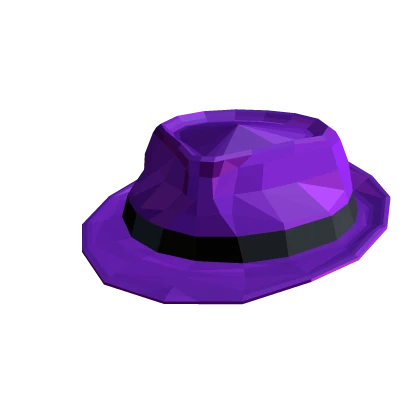 Shiny Purple Fedora