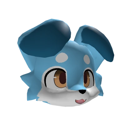 Happy Light Blue Kemono Puppy