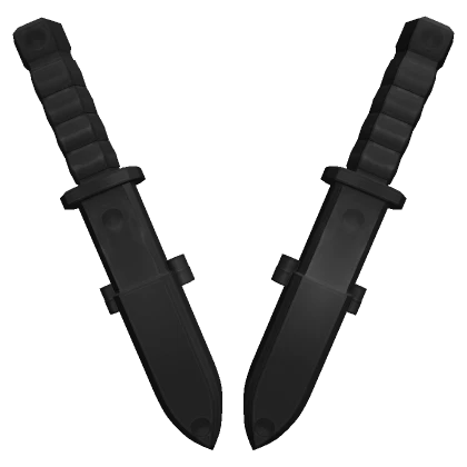 Black Noir Back Mini Knife Set