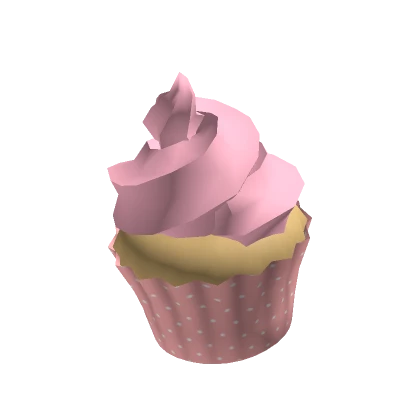 Pink Strawberry Cupcake (Hand)