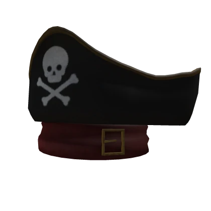 Black Pirate Captain Hat