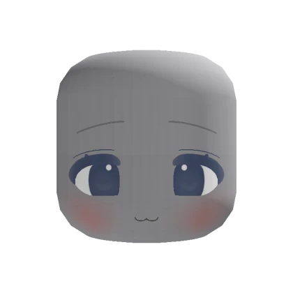 🍀Animated Cute Stare Face (Blue)