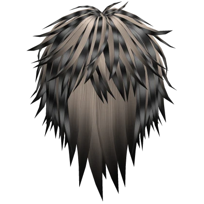 🤍 Vkei Punk Scene  Boy Hair (Racoon)