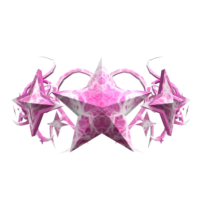 Pink Electro Star Cyber Sigil Crown