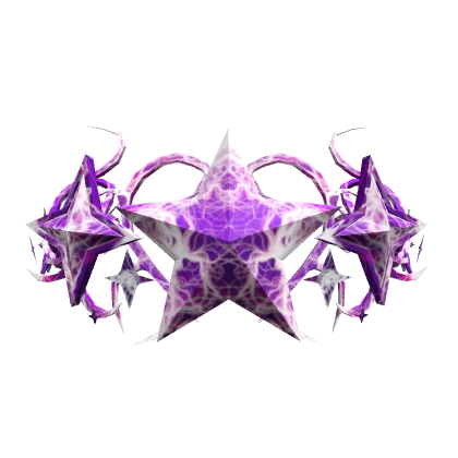 Purple Electro Star Cyber Sigil Crown