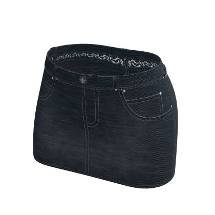 ♡ Y2K Blue Denim Mini Skirt