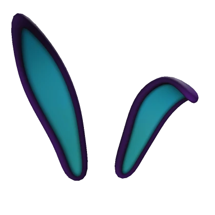 Blue and Purple Bunny Ears