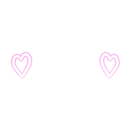 Cute Heart Cheek Face Filter [Pink]