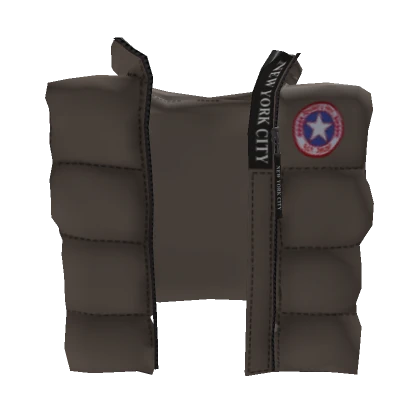 Brown Alaska Puffer Vest