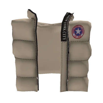 Tan Alaska Puffer Vest