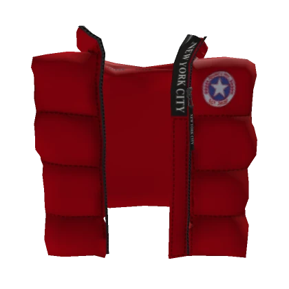 Red Alaska Puffer Vest