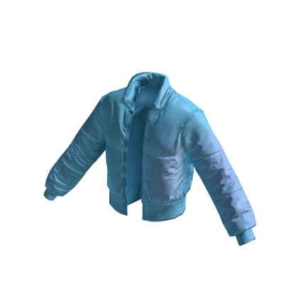 Mackenzie-DRESSX Cuties puffer jacket shiny blue