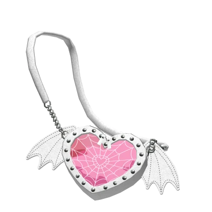 🍀Bat Wings Heart Shoulder Bag (White)
