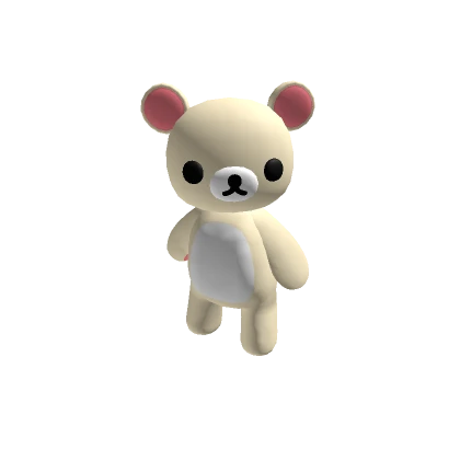 White Kawaii Teddy Bear