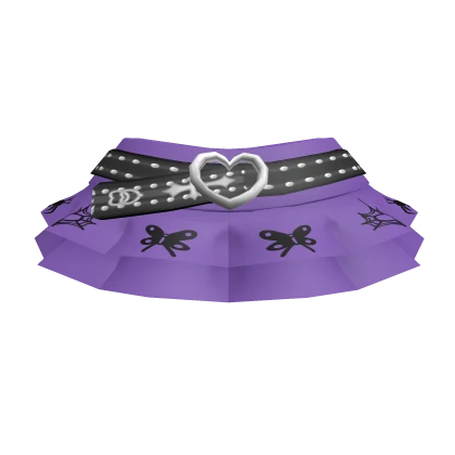 🎱🎃Chibi Doll - Purple Halloween Punk Skirt