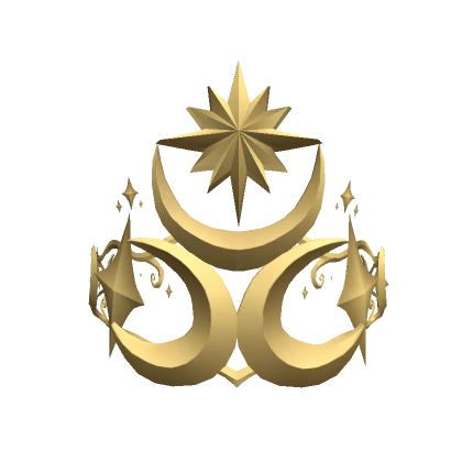 Golden Moon Night Crown