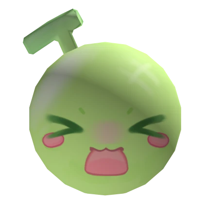 Kawaii harajuku heisei igari melon soda on head