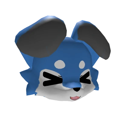 Happy Blue Kemono Puppy