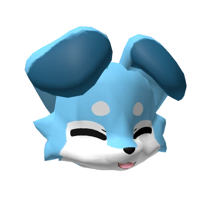 Excited Light Blue Kemono Puppy