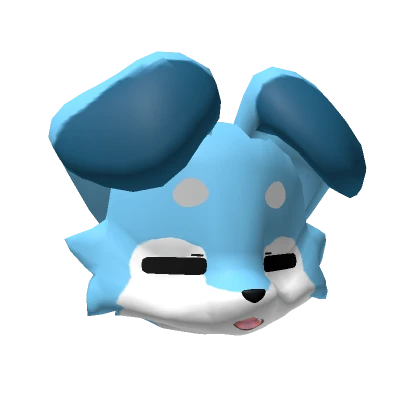 Sleepy Light Blue Kemono Puppy