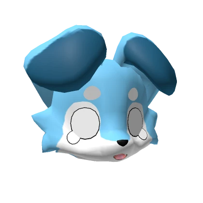 Shocked Light Blue Kemono Puppy