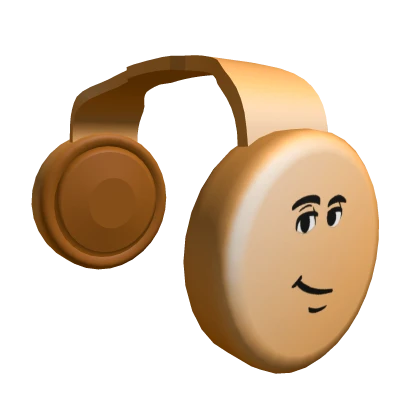 Gold Chill Guy Headphones