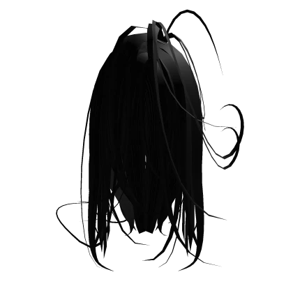 Messy Black Horror Long Sadako Hair