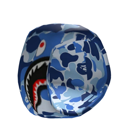 🌀Blue Camo Bape Hood🌀