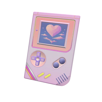 [3.0] Cute Game Console Pink (Waist)