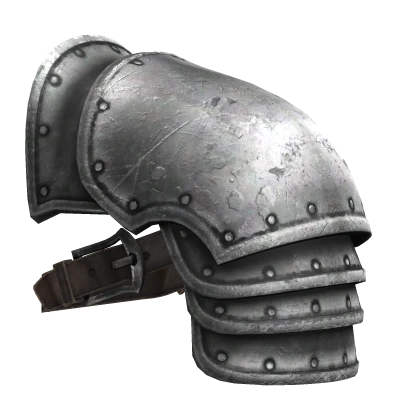 Medieval Knight Left Pauldron