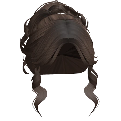 Messy Baddie Y2K Bun (Brown)