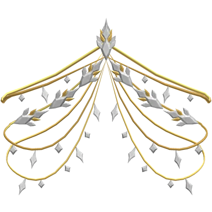 Crystal Whisper Chain - white/gold