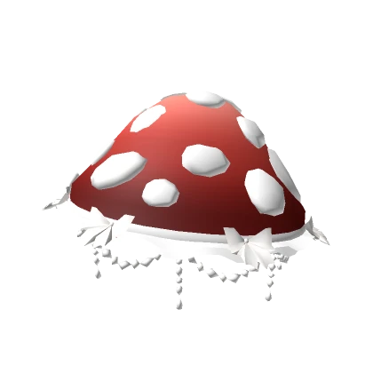 Red Cute Cottagecore Mushroom Hat 