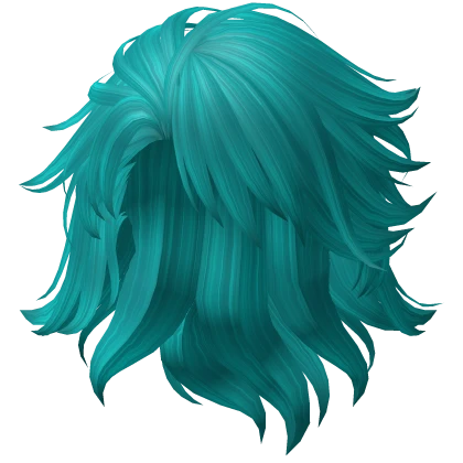 Blue Wispy Anime Mullet