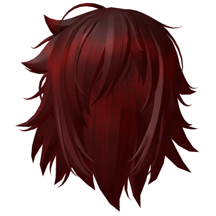 Scene Red Sleepy Messy Hair
