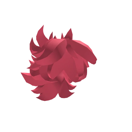 Pink Blocky PonyTail
