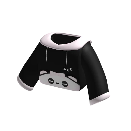 Kawaii Sleepy Black Panda Sweater