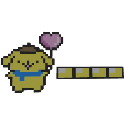 ♡ : Cute Pompompurin Health Bar (Use UGC scale)