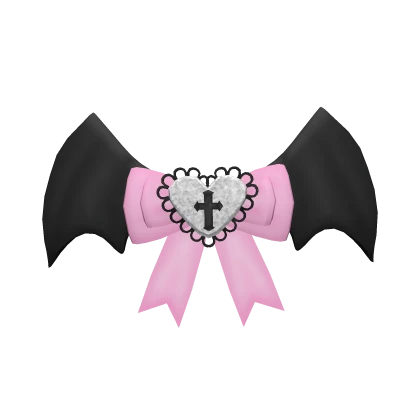 Kawaii Bat Clip in Black