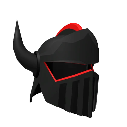 Horned Necromancer Knight Helmet