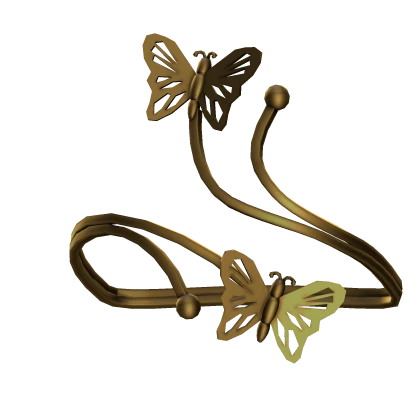 Gold Butterfly Arm Bracelet (R)