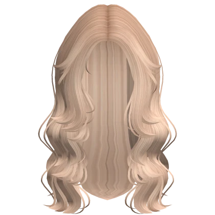 Summer Vacation Beach Wavy Hair in Blonde