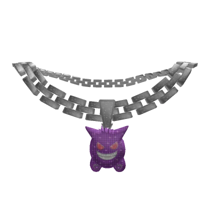 ICED OUT PURPLE TRENDY EVIL CHAIN