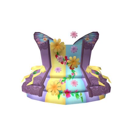 🦋3.0 Beautiful fairy dress with butterfly wings