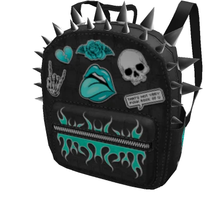 Ice blye Punk Rock Backpack 3.0