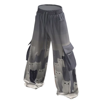Baggy Pants - Kittens Grey