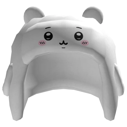 Chiikawa Kawaii White Anime Bear Ushanka