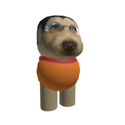 SUS DOG WITH GLASSES